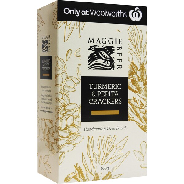 Maggie Beer Crackers Turmeric & Pepita 100g