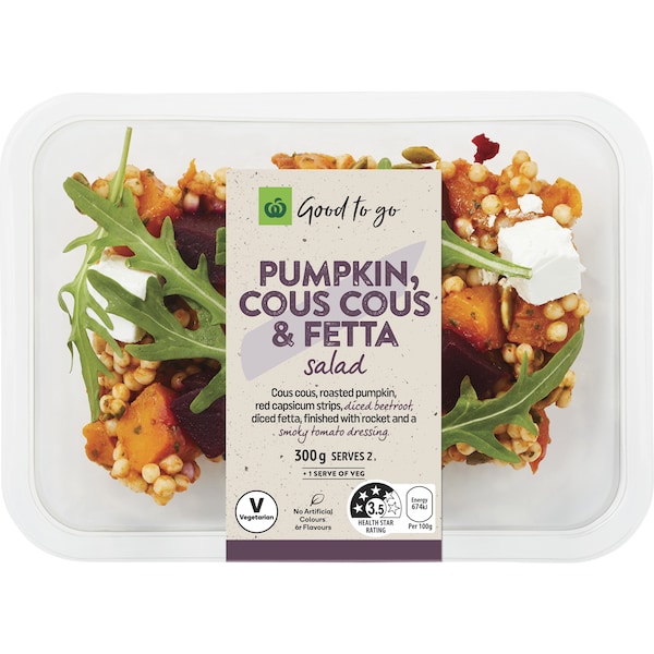 Woolworths Good To Go Pumpkin Cous Cous & Feta 300g