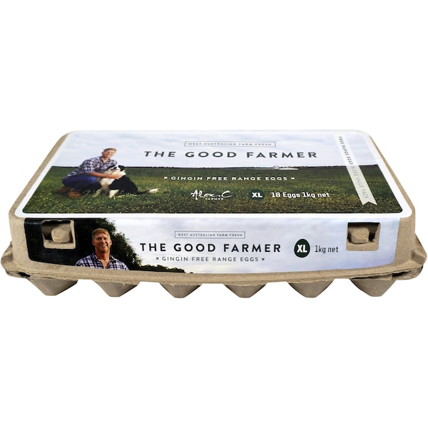 Good Farmer 18 Extra Large Free Range Eggs 1kg