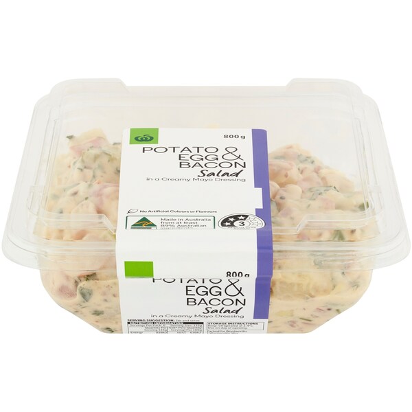 Woolworths Potato Egg And Bacon Salad 800g