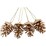 Christmas Woodland Pinecone Copper 4 pack