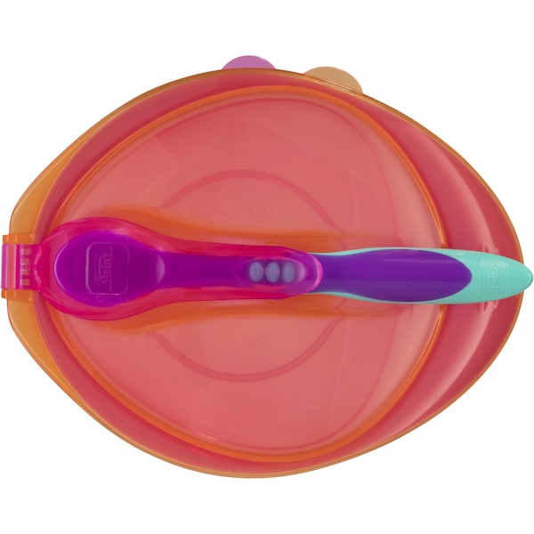 Heinz Baby Basics Weaning Set With Lid & Spoon Each