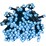Christmas 500 LED Fairy Lights 24.9m Solar Blue each