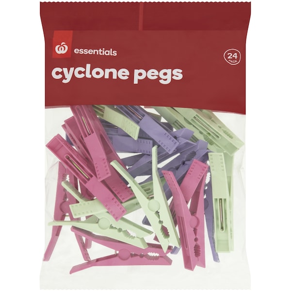 Essentials Cyclone Peg 24 Pack