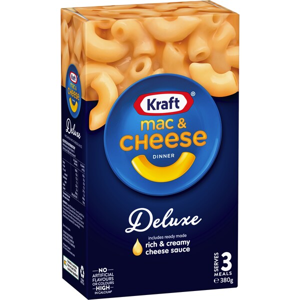 Kraft Mac & Cheese Macaroni Pasta Deluxe Noodles 380g