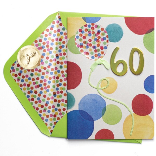 John Sands Happy 60th Birthday Card Each