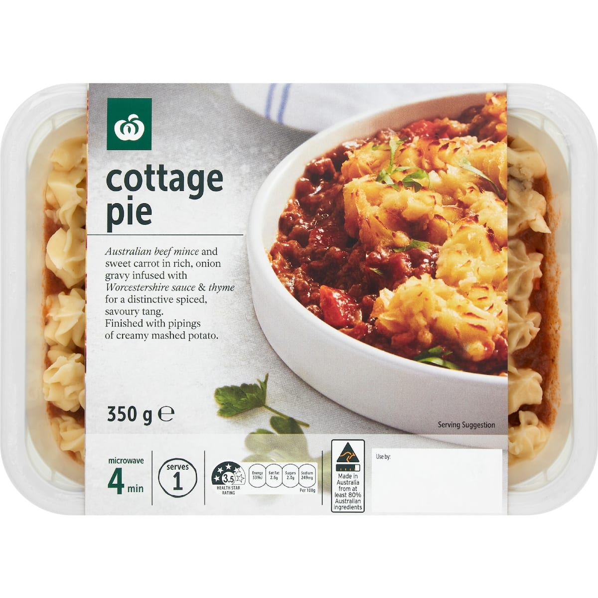Woolworths Cottage Pie 350g bunch