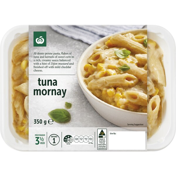 Woolworths Tuna Mornay Chilled Meal 350g