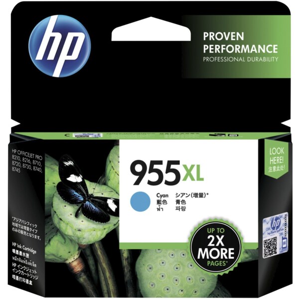 HP Hp 955XL Cyan Original Ink Cartridge each