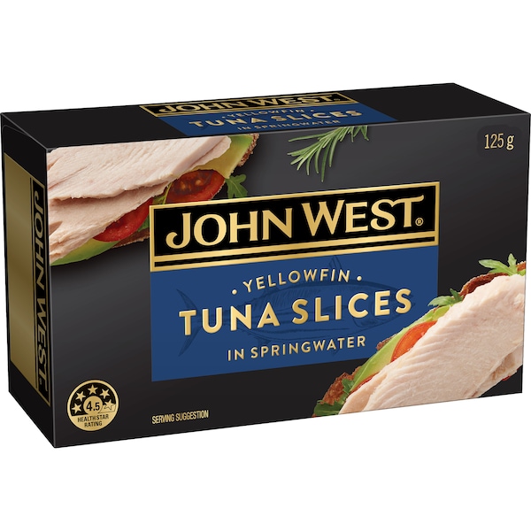 John West Yellowfin Tuna Slices In Springwater 125g