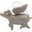 Christmas Celestial Flying Pig Rose Gold each
