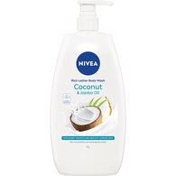 Nivea Rich Lather Coconut & Jojoba Oil Body Wash & Shower Gel
