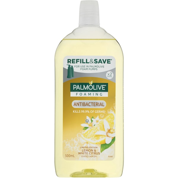 Palmolive Antibacterial Liquid Hand Wash Lemon & Citrus Refill 500ml