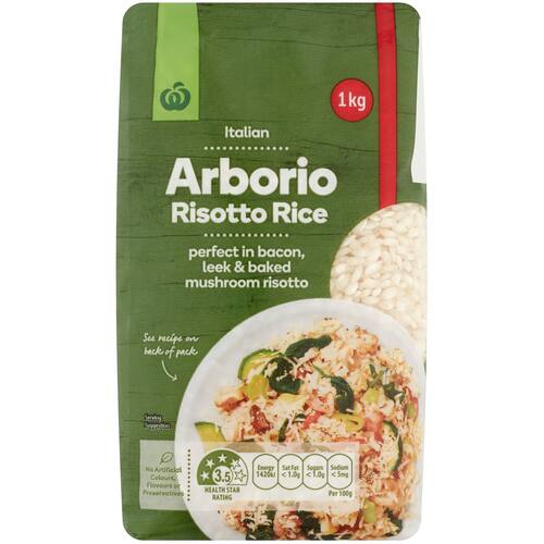 Woolworths Arborio Rice 1kg bunch