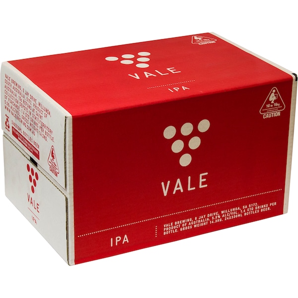 McLaren Vale Indian Pale Ale Bottles 300mL x 24 case