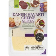 Woolworths Danish Havarti Cheese Slices