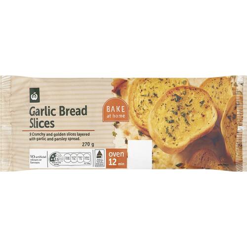 Woolworths Garlic Bread Slices 270g bunch