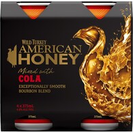Wild Turkey American Whisky & Cola Can