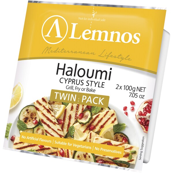 Lemnos Cyprus Style Haloumi Twin Pack 100g x 2 pack