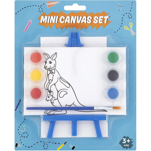 Woolworths Mini Canvas Set each