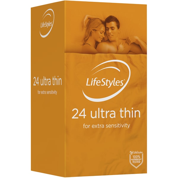 Lifestyles Ultra Thin Condoms 24 Pack