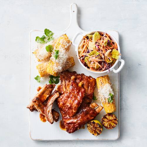 Woolworths Cook Slow Cooked Pork Ribs In Smokey Bbq Sauce 650g bunch