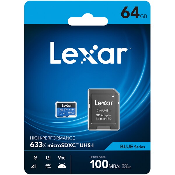 Lexar High Performance 633x Sdmi Card 64gb Each