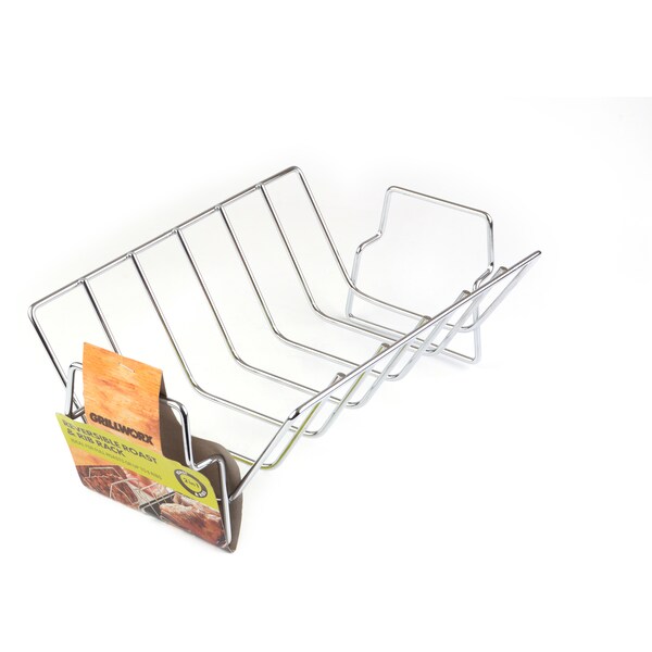 Grillworx Reversible Roast & Rib Rack  Each