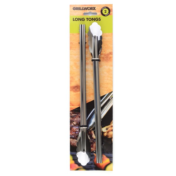 Grillworx Long Tongs 35cm  2 Pack