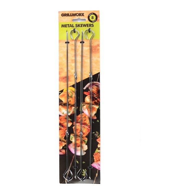 Grillworx Metal Skewers 8 Pack