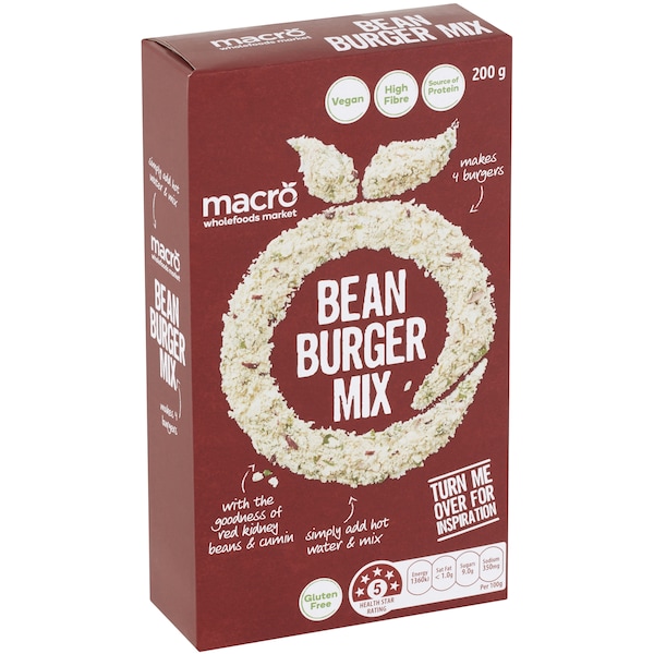Macro Bean Burger Mix 200g