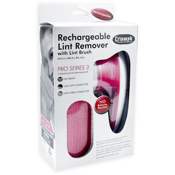 Triumph Rechargeable Lint Remover Set Each