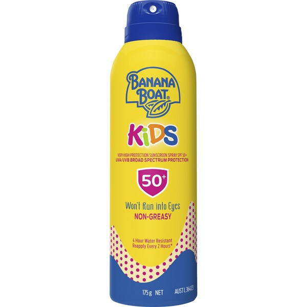 Banana Boat SPF 50 Simply Protect Kids Sunscreen Spray 175g