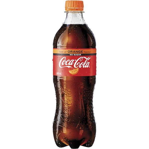 Coca-Cola No Sugar Orange 600mL