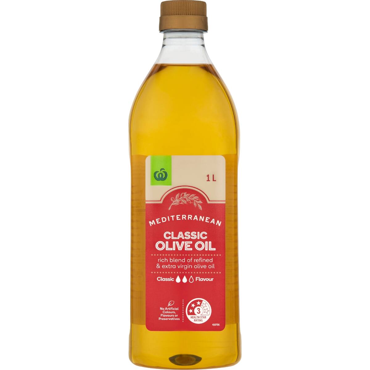 Woolworths Classic Olive Oil Spanish Classic 1l bunch