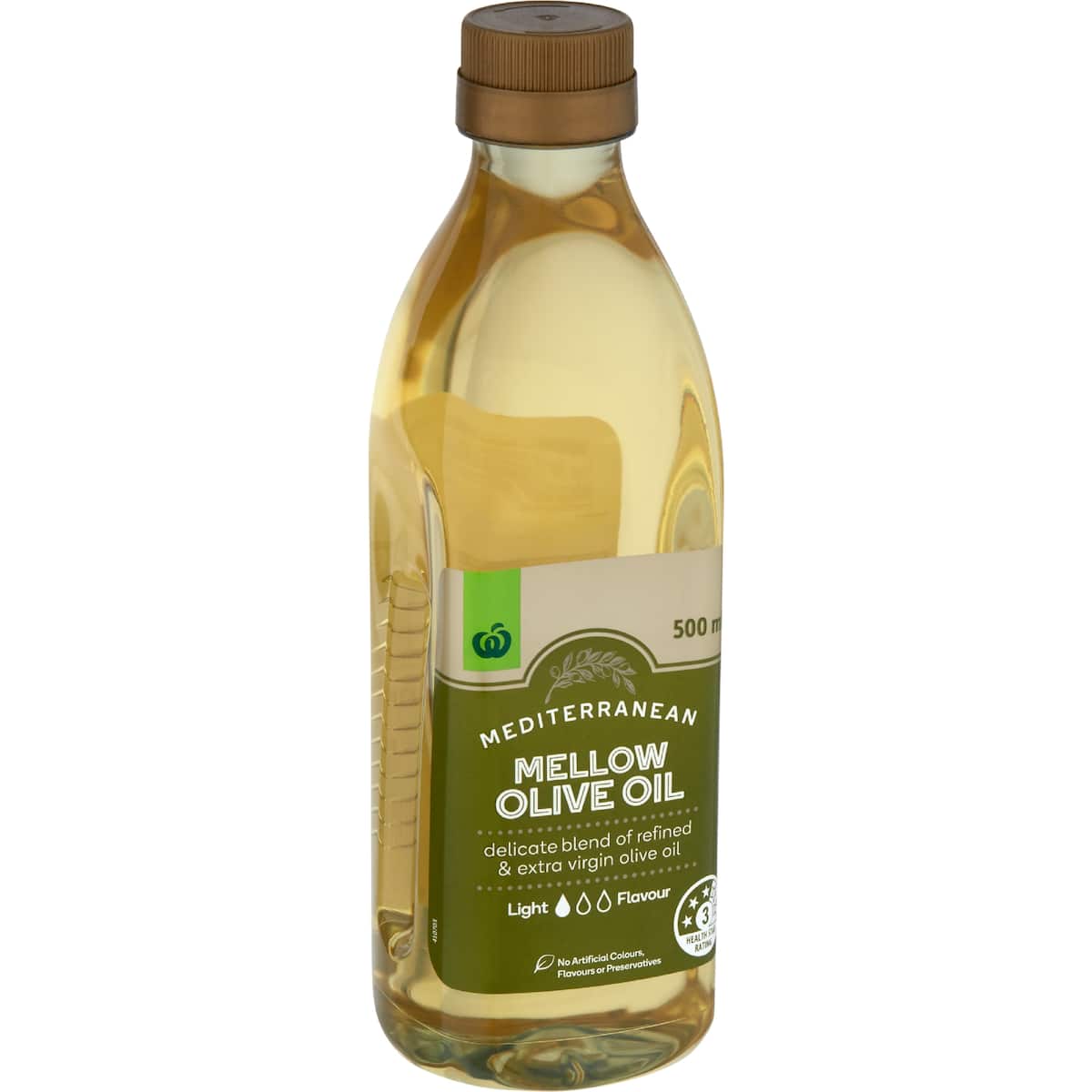 Woolworths Olive Oil Spanish Mellow 500ml bunch