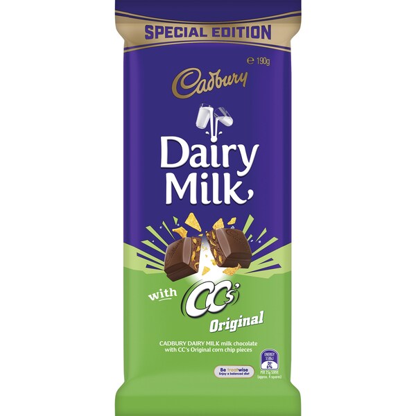 Cadbury Dairy Milk With Cc's Original 190g
