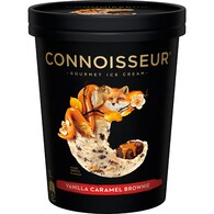 Connoisseur Ice Cream Vanilla Caramel Brownie