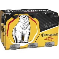 Bundaberg Rum & Cola Cans