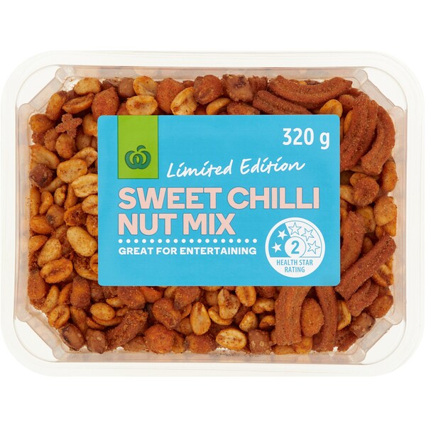 Woolworths Sweet Chilli Nut Mix 320g