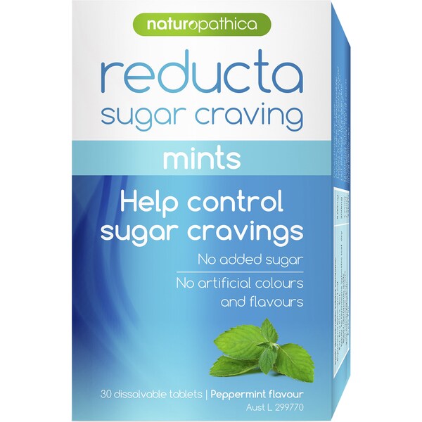 Naturopathica Reducta Mints Sugar Craving Control 30 Tablets