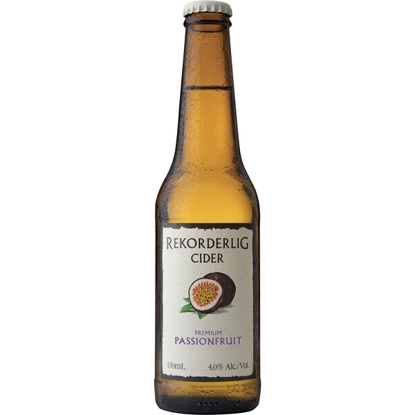 Rekorderlig Passionfruit Cider Bottles 500mL x 15 pack