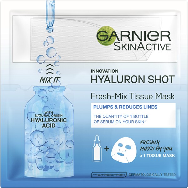 Garnier Fresh Hyaluron Shot Fresh-Mix Tissue Mask Each