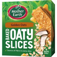 Mother Earth Baked Oaty Slice Golden Oats