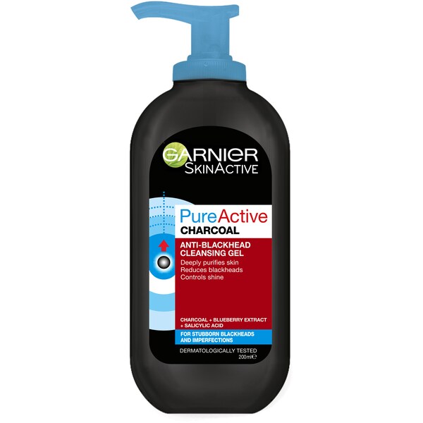 Garnier Pure Active Anti Acne Charcoal Cleansing Gel 200mL