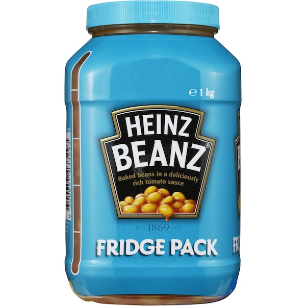 Heinz Baked Beans Tomato Sauce Fridge Pack 1kg