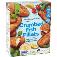 Woolworths Fish Fillets Crumbed