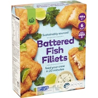 Woolworths Battered Fish Fillets