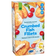 Woolworths Crumbed Fish Fillets