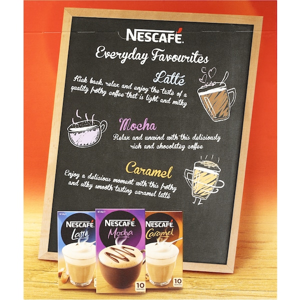 Nescafe Cafe Menu Coffee Sachets Strong Cappucino 20pk